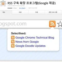 RSS 구독 확장 프로그램(Google 제공)